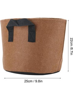 yongsheng 3 Gallon Non Woven Fabric Grow Bags for Gardening, Breathable Planting Pots for Vegetables, Potatoes, Tomatoes, and Flowers (3 Gallon)  - Image 3