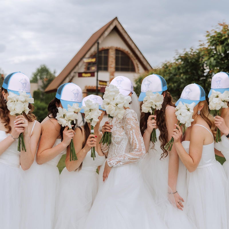 Shyyween 6 Pcs Last Toast on the Coast Bachelorette Trucker Hats Bridal Headwear Bridesmaid Cap for Bride Accessories Bridesmaid Gift Bach Party Wedding Bachelorette Weekend Bridal Party Decor Favor - Image 5