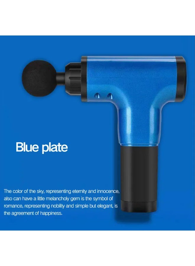 مسدس تدليك كهربائي لاسترخاء العضلات - أزرق - Image 3