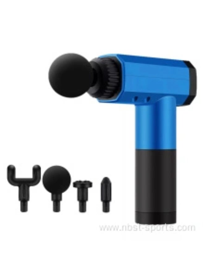 مسدس تدليك كهربائي لاسترخاء العضلات - أزرق - Image 1