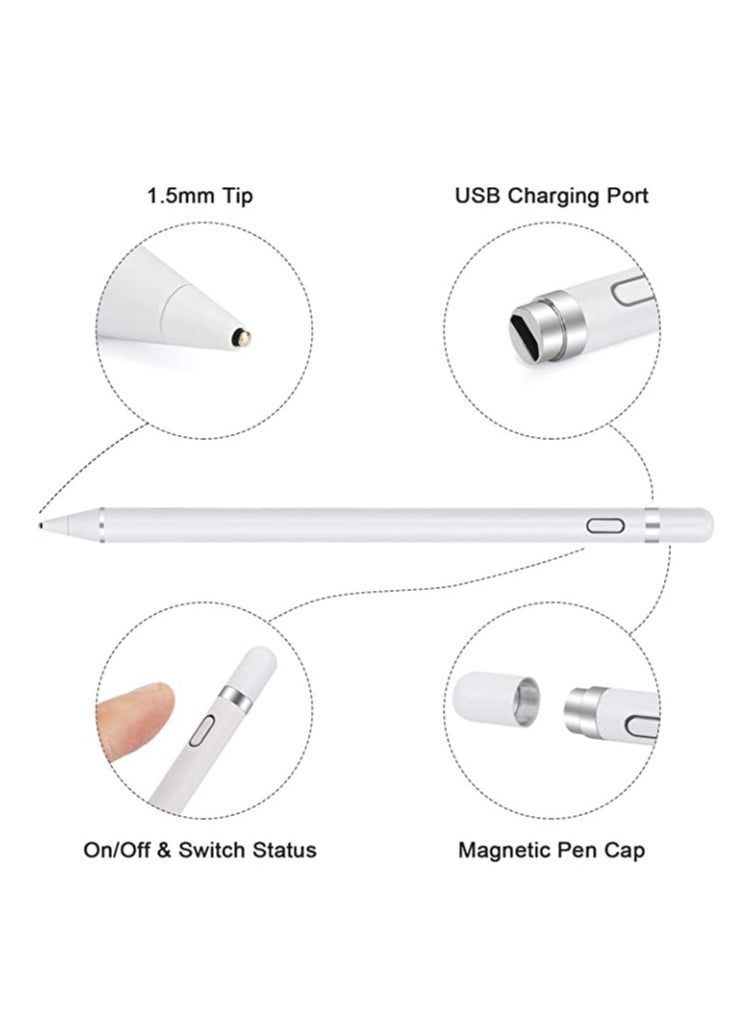 LEDIN Stylus Pen for Touch Screens,Digital Pencil Active Pens Fine Point Stylist Compatible with iPhone iPad Pro and Other Tablets  - Image 4