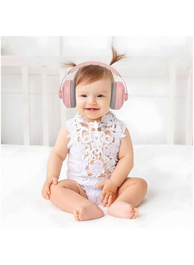 الدليبن واقيات أذن الأطفال، سماعات رأس 2 في 1 لحماية أذن الأطفال وخاصية إلغاء الضوضاء للأعمار من 0 إلى 3 سنوات، حماية سمع الرضع - Image 4