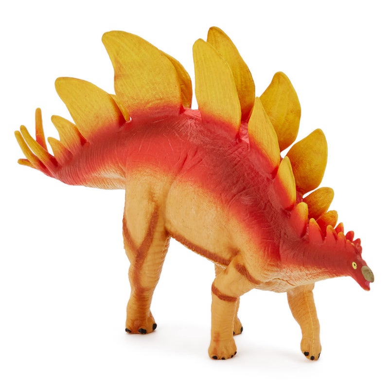 Zappi Co Childrens Stegosaurus Dinosaur Figure Toy (20cm Length) Realistic Detailed Dino Collection for Kids - Action Figures for Playtime Fun & Learning - Image 1