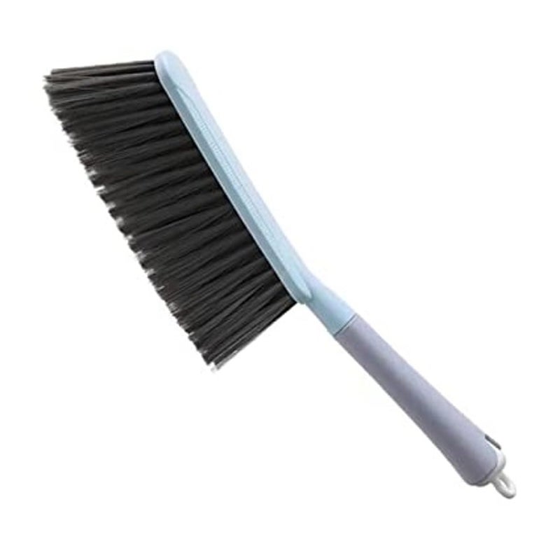 Dhyankeshwer Household Brush Sweeping Cleaning Floors Long Handle Dust Cleaning Brush for Tiles Carpet Bed SofaMattress Window Bathroom Car Seat Curtain Dust Cleaner for Home Blue - Image 1