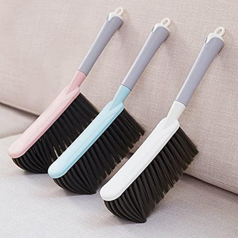 Dhyankeshwer Household Brush Sweeping Cleaning Floors Long Handle Dust Cleaning Brush for Tiles Carpet Bed SofaMattress Window Bathroom Car Seat Curtain Dust Cleaner for Home Blue - Image 2