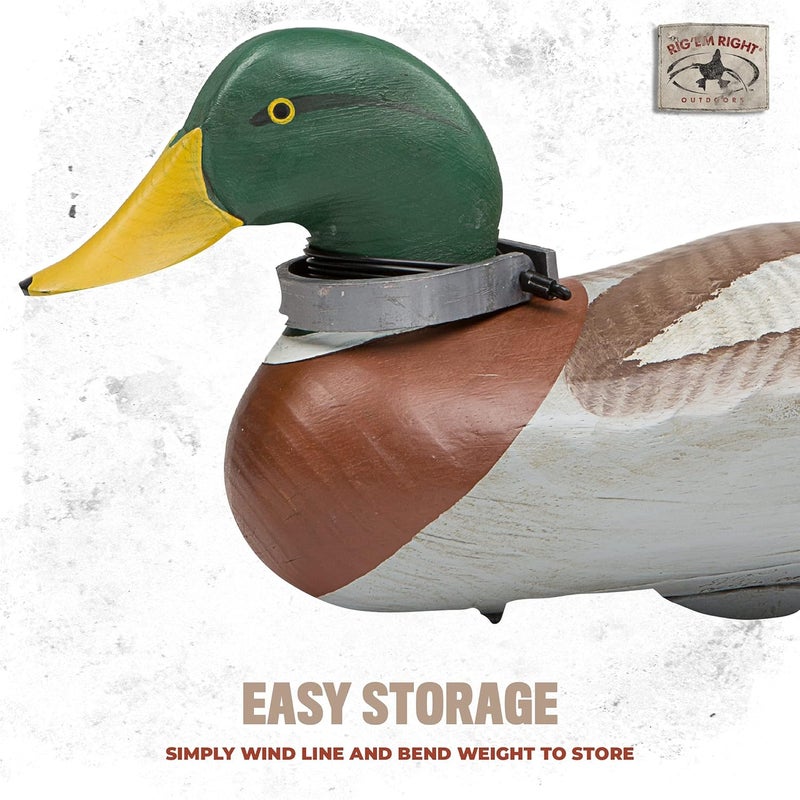 Rig Em Right Rig'Em Right Waterfowl Flexible Strap Weights for Anchoring Decoys to The Ground - Image 3
