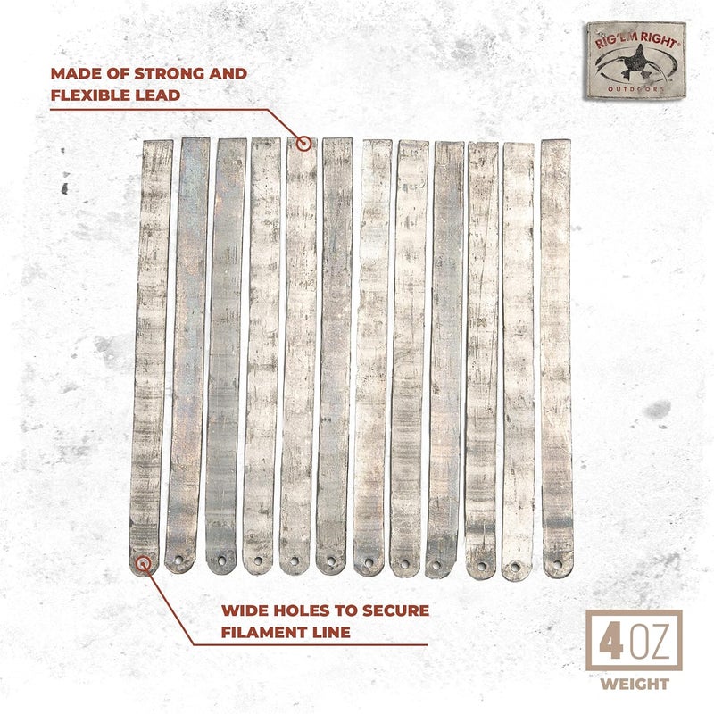 Rig Em Right Rig'Em Right Waterfowl Flexible Strap Weights for Anchoring Decoys to The Ground - Image 2