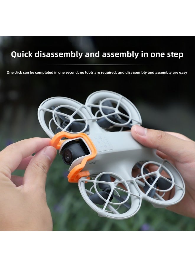 Generic Sunnylife Applicable DJI NEO Insurance Bumper Pan/tilt Lens Anti-collision And Anti-scratch Protection Accessories-Colour:Orange - Image 4
