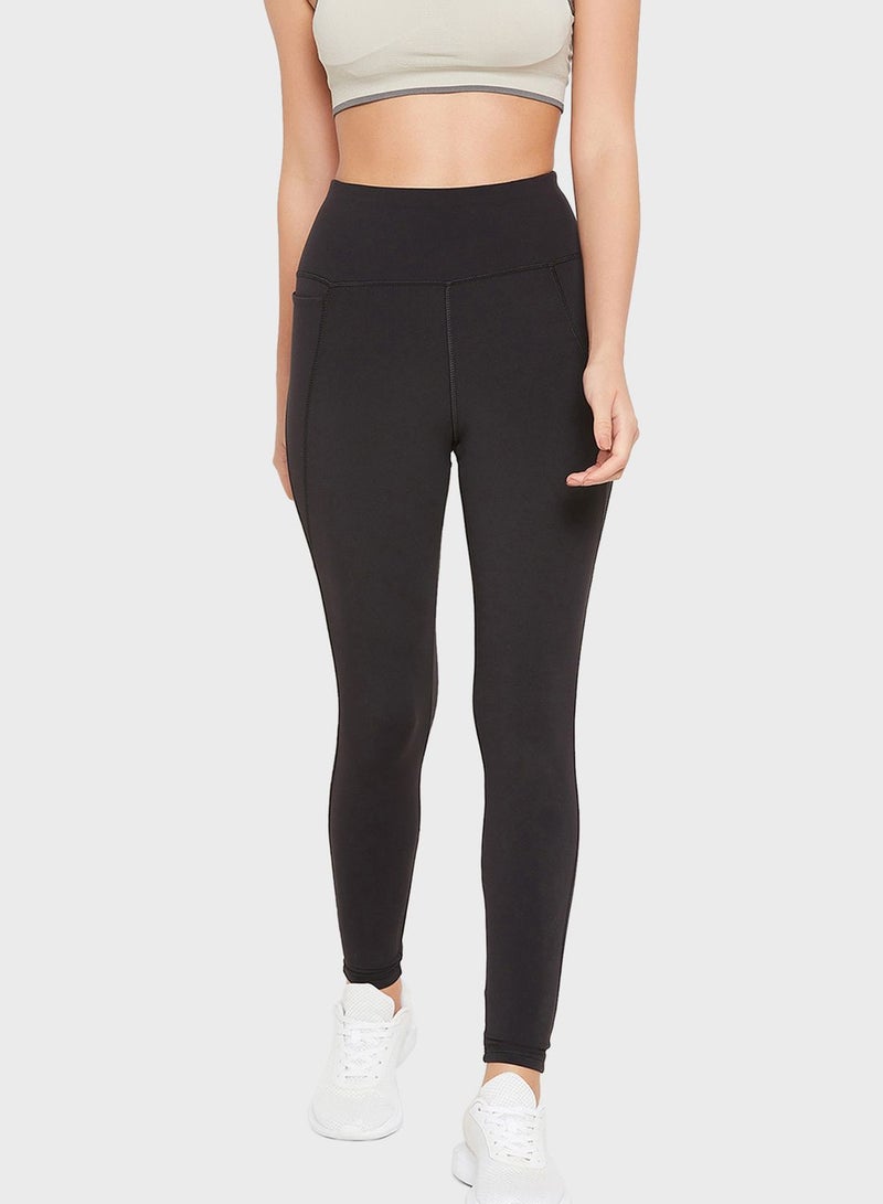 كلوفيا ليقنز خفيف بخصر مرتفع وثلاث جيوب - Image 1