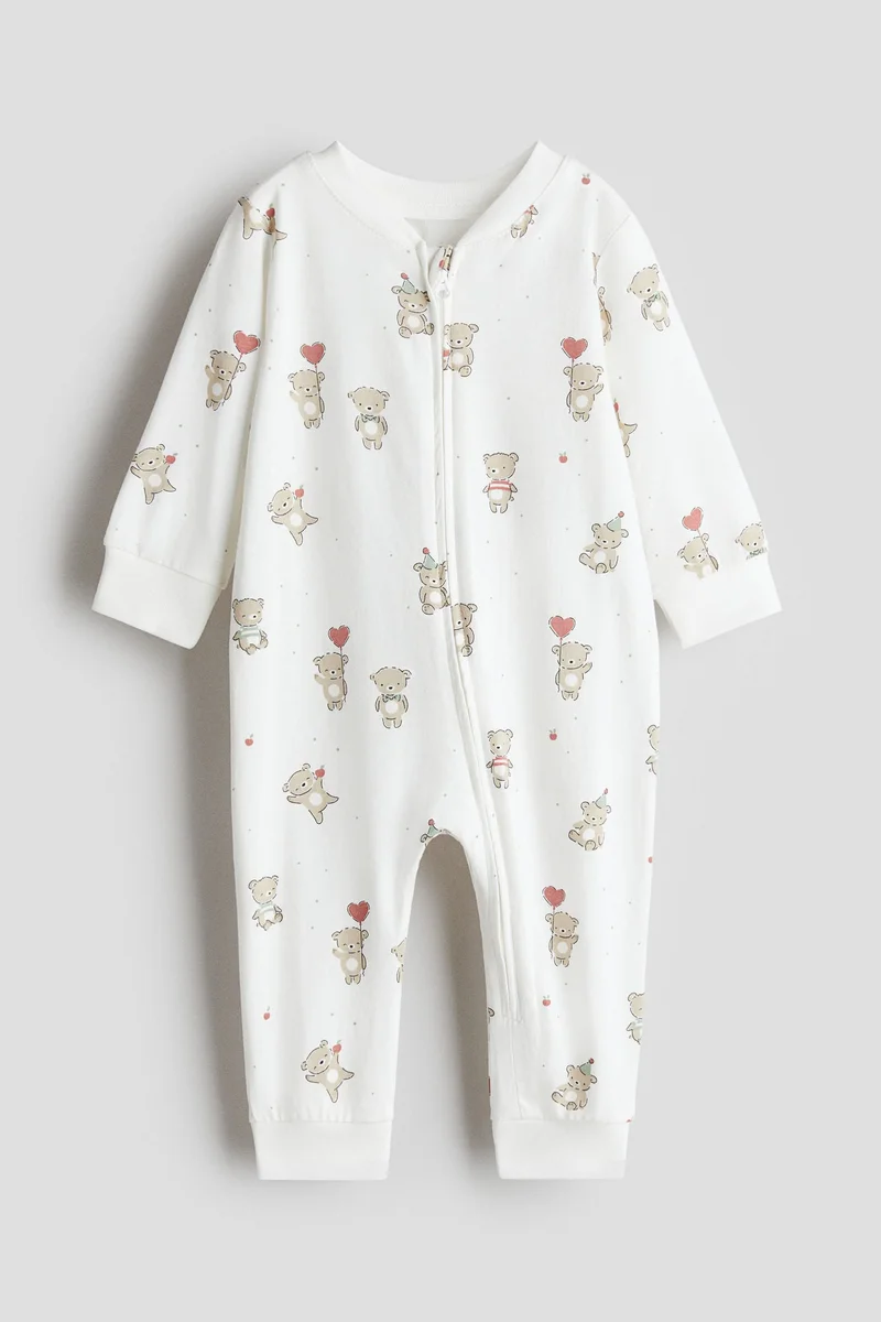 H&M Patterned sleepsuit