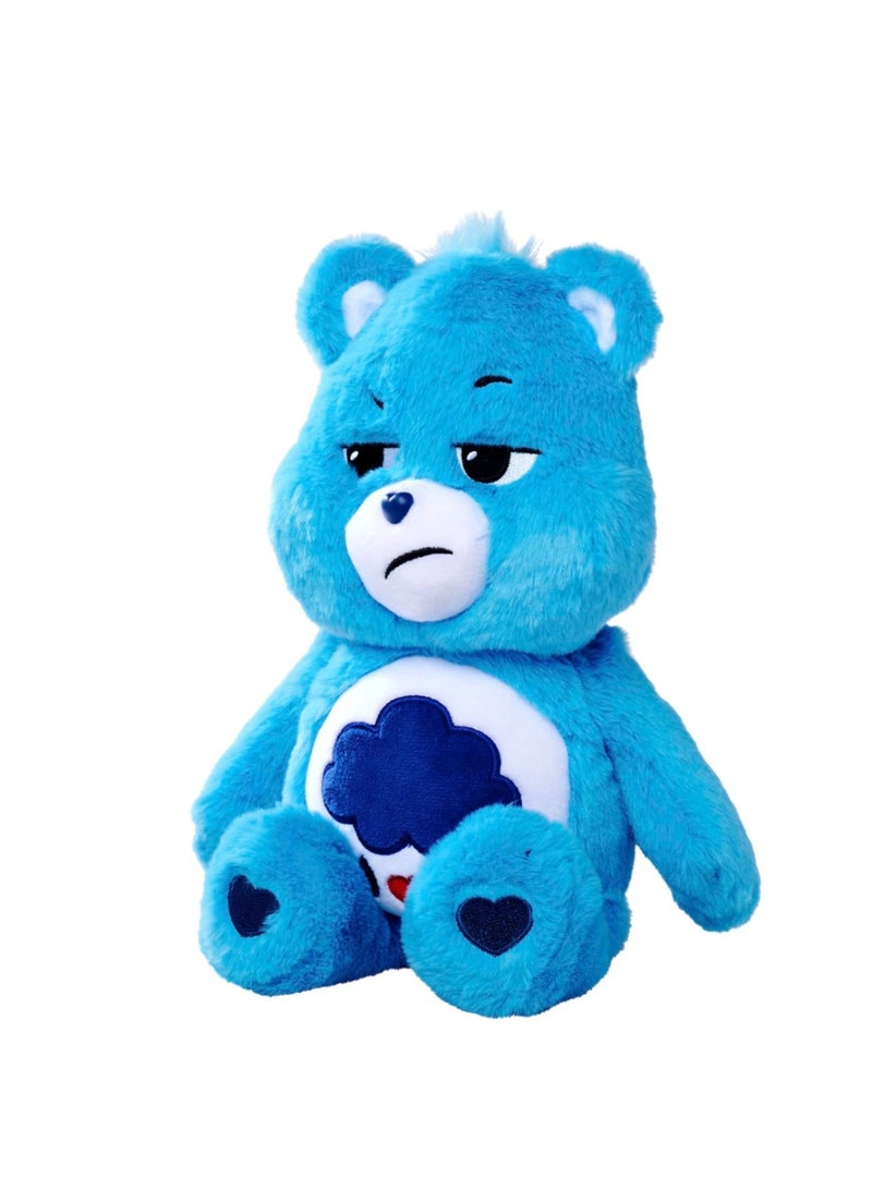 Care Bears Grumpy Bear Plush Toy, 35cm Soft Cuddly Stuffed Teddy for Kids - Image 1