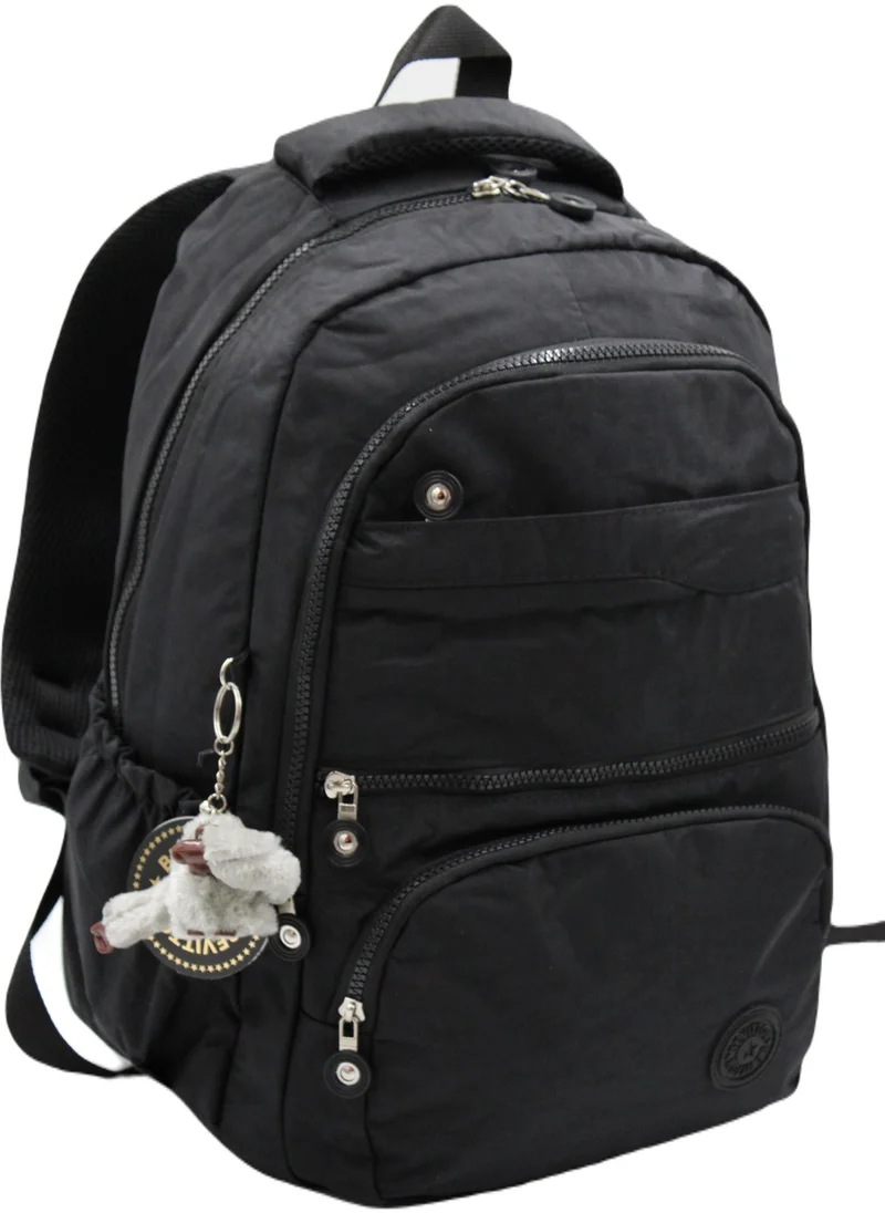 Bevitton Water Resistant Multi Compartment School Backpack 2400 Black