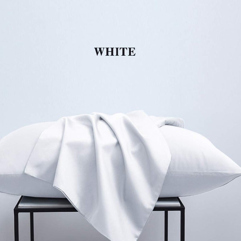 NTBAY King Pillowcase Set - 2 Pack Brushed Microfiber 20x36 Pillowcases - Soft, Wrinkle-Free, Fade-Resistant, Stain-Resistant, White Pillowcases with Envelope Closure - 20x36 Inches, White - Image 3