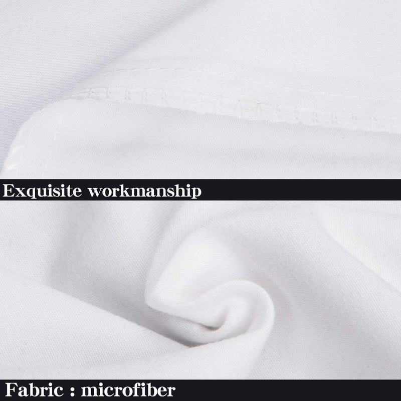 NTBAY King Pillowcase Set - 2 Pack Brushed Microfiber 20x36 Pillowcases - Soft, Wrinkle-Free, Fade-Resistant, Stain-Resistant, White Pillowcases with Envelope Closure - 20x36 Inches, White - Image 2