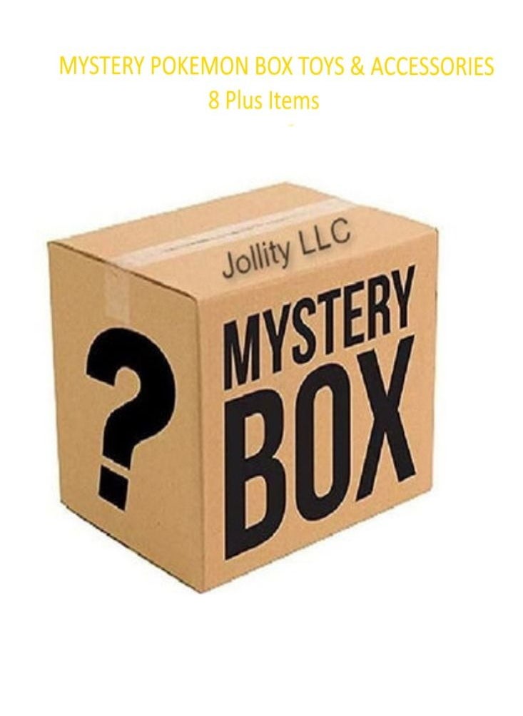 JOLLITY LLC - صندوق غامض لألعاب وإكسسوارات محبي البوكيمون، 8 عناصر إضافية - Image 1