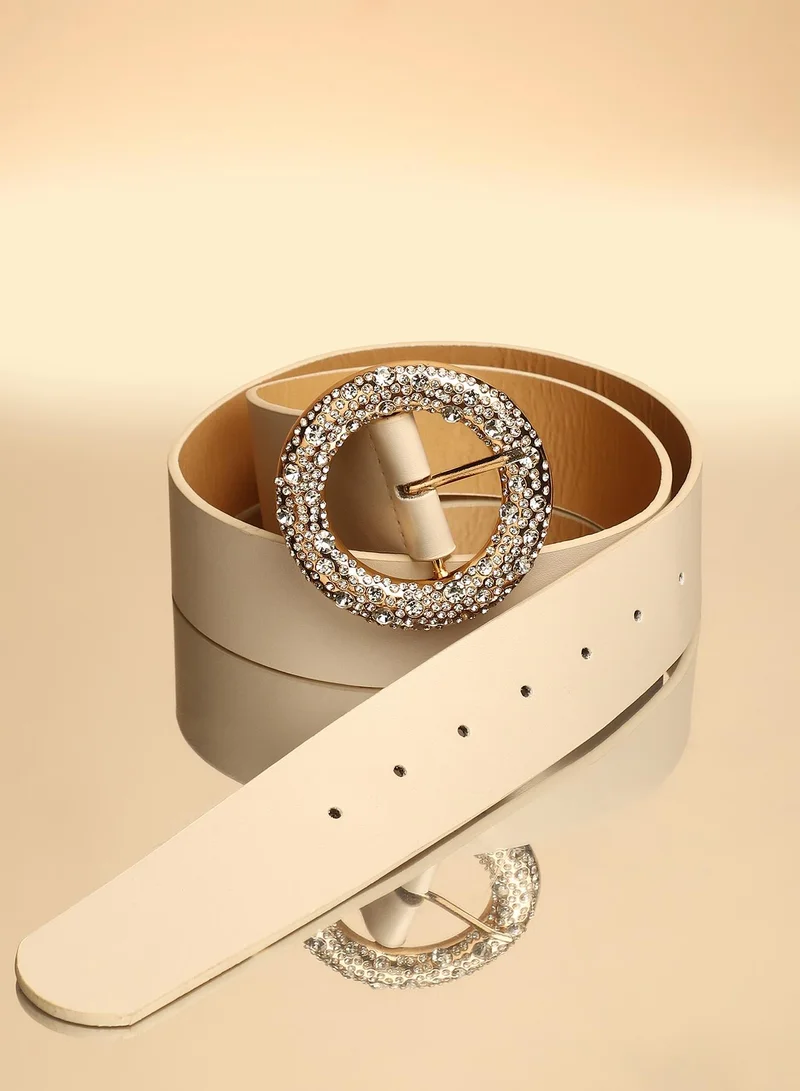 Haute Sauce Casual Belt with Buckle Detail