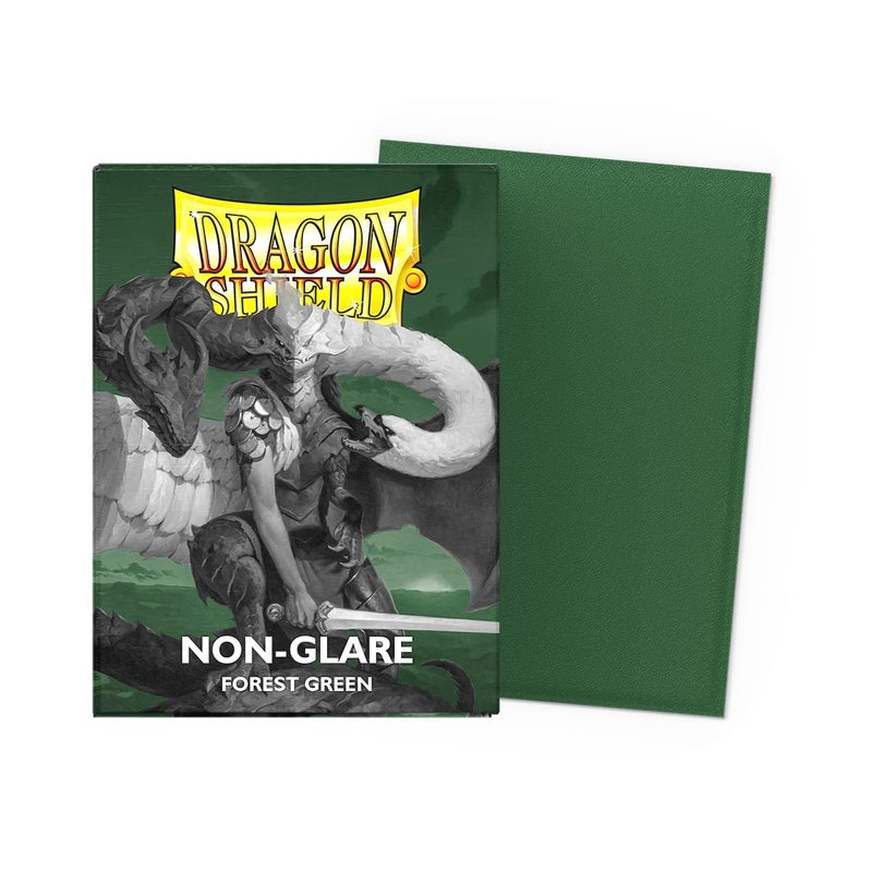 Dragon Shield | Standard Size Card Matte Sleeves | 100 CT - Non Glare Smooth & Tough Premium TCG Sleeves | Compatible with Pokemon, Flesh & Blood, One Piece & Magic the Gathering | Forest Green - Image 2