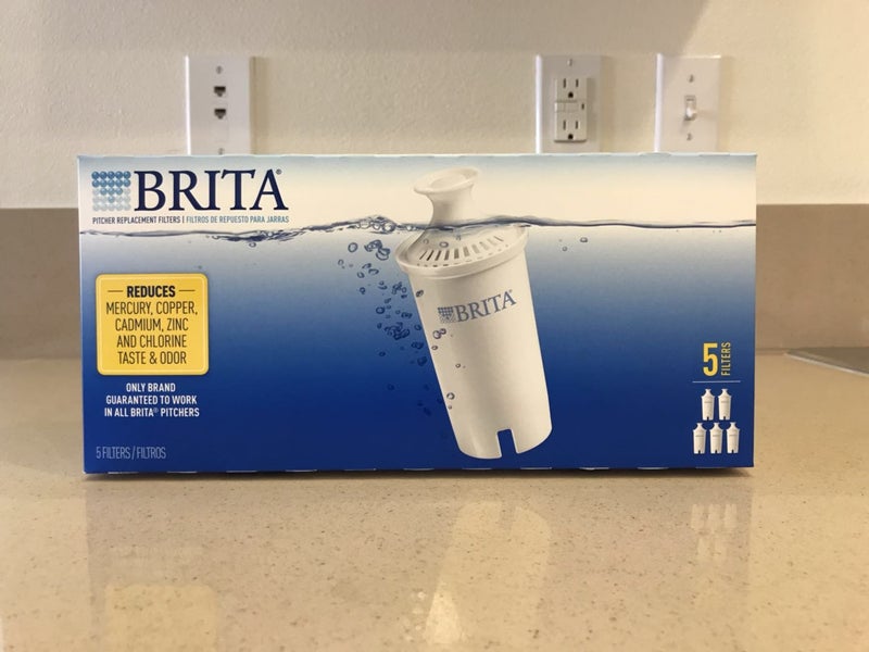 Brita Standard Water Filter Standard Replacement Filters for Pitchers and Dispensers BPA Free 5 Count
