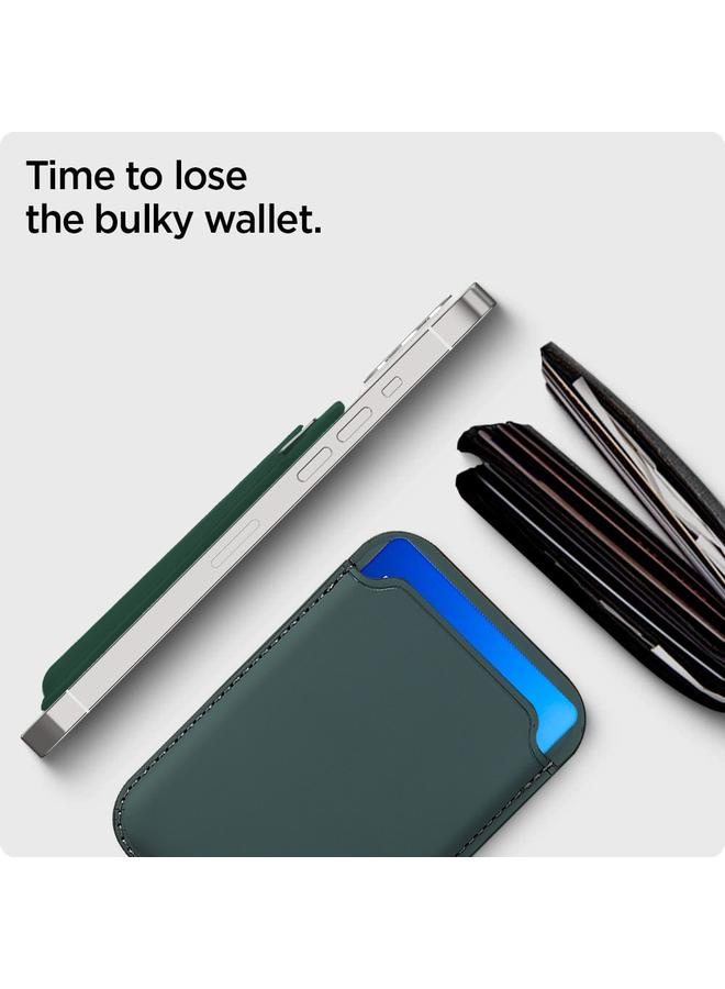 S-TOP Case For iPhone 15 Plus Imitation Liquid Skin Feel Plating Magsafe Card Bag Phone Case - Image 4