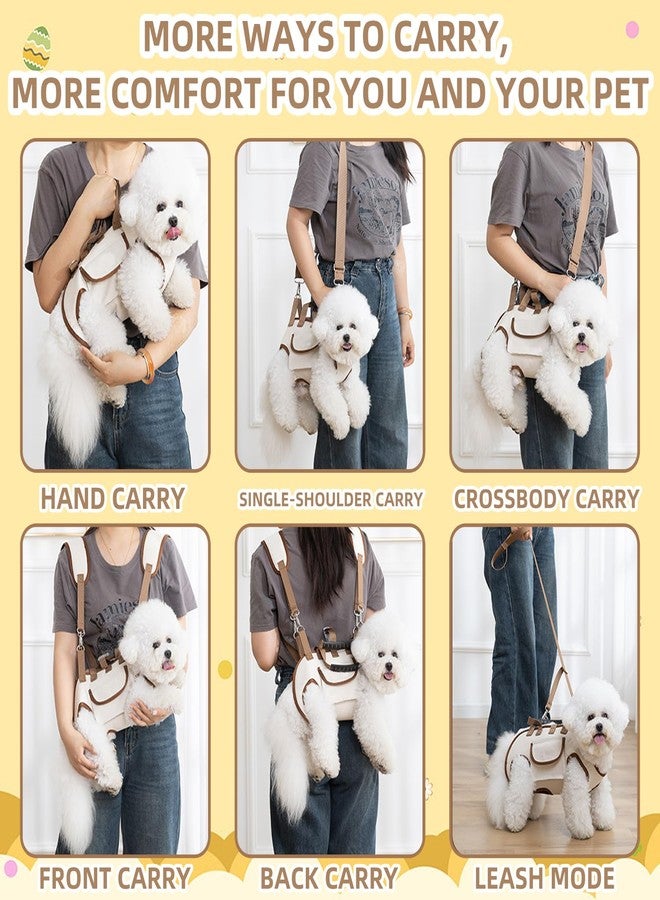 IcyByte Dog Carrier Backpack for Small Pets, Breathable Detachable Travel Pet Bag with Adjustable Straps, Portable Hands-Free Dog Cat Carrier Backpack for Hiking, Walking & Camping (S) - Image 3