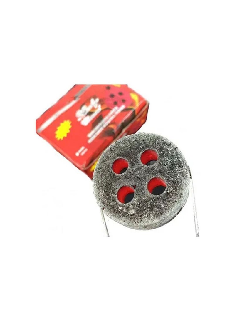 Lucky 600-Pieces Lucky Charcoal Quick Ignite and Long Lasting Incence 50mm Black  - Image 2
