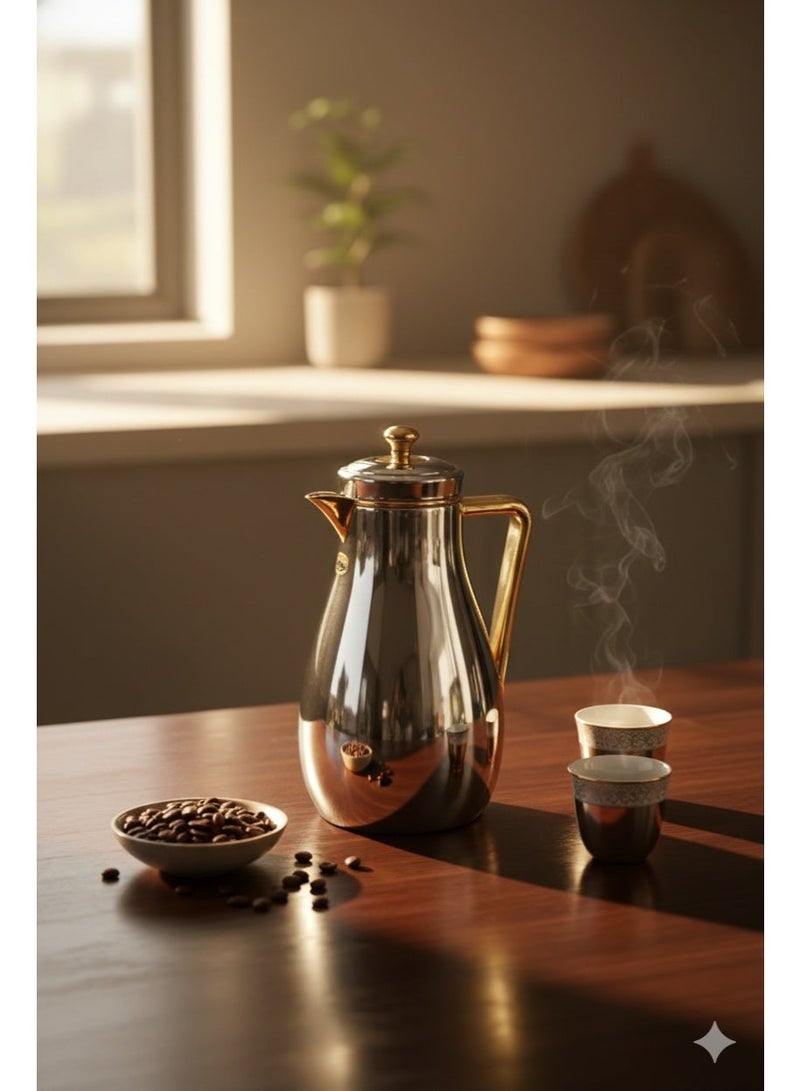 Najib Vacuum Flask – 1.0 Liter – Metal Body – Modern Design - Image 2