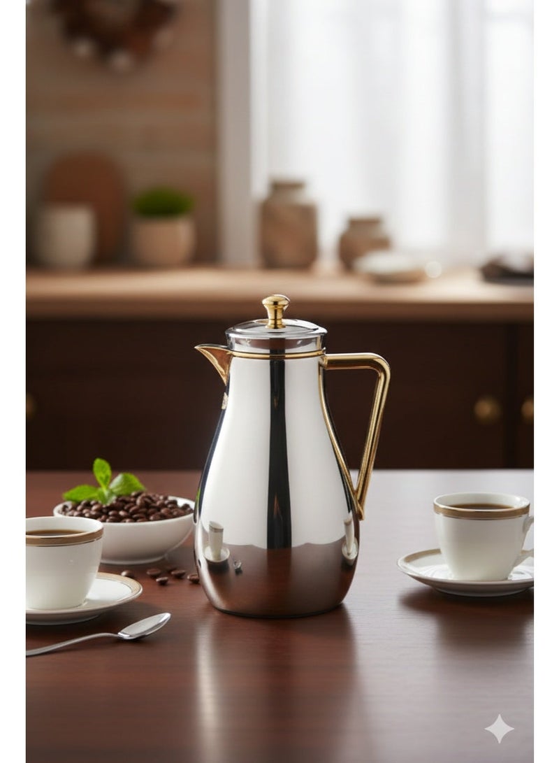 Najib Vacuum Flask – 1.0 Liter – Metal Body – Modern Design - Image 3