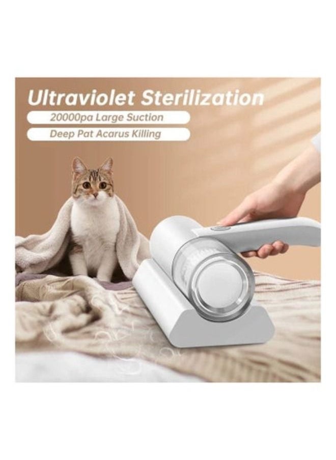 Generic - Portable Mites Remover Dust Collector Handheld Wireless Vacuum Cleaner Household Home Instrument Mini Sterilizer Rechargeable Brush with Large Suction For Bed Pillows Cloth Sofas and Carpet Acaricide - Image 1
