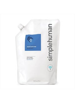 simplehuman Spring Water Moisturizing Liquid Hand Soap Refill Pouch, 34 Fl. Oz.  - Image 1