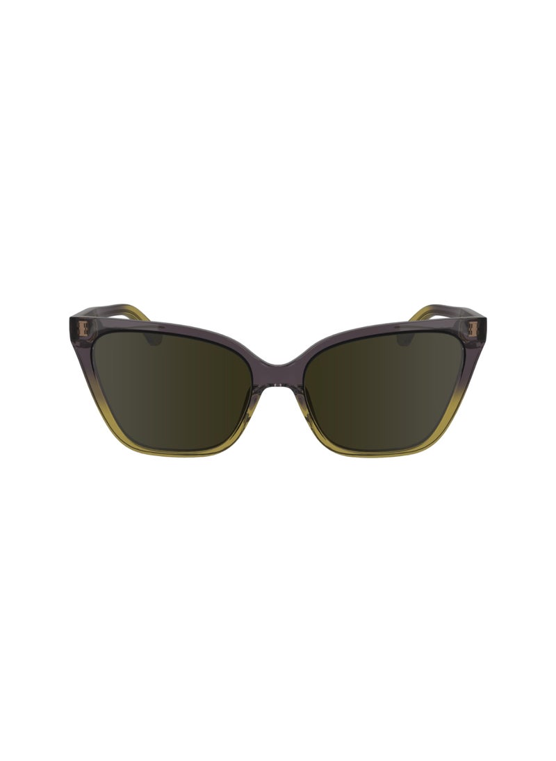 CALVIN KLEIN FULL RIM BIO INJ-G820 CAT EYE CALVIN KLEIN SUN CK24507S  5717 (516) VIOLET/BEIGE  - Image 1