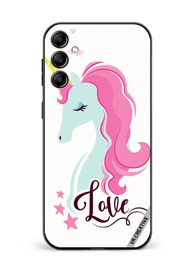 VR CREATIVE Protective Case Cover For Samsung Galaxy A14 5G/A14 Love Unicorn Design Multicolour - Image 1