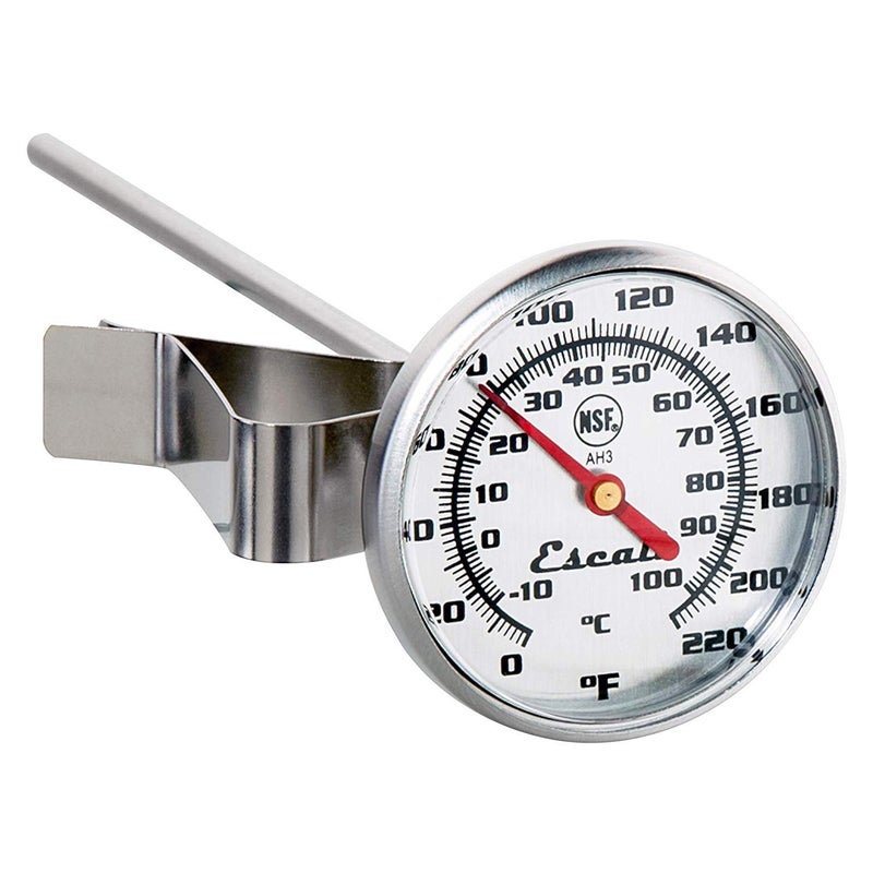 Escali Escali AH3 NSF Certified Commercial Instant Read Large Dial Thermometer WClip Silver