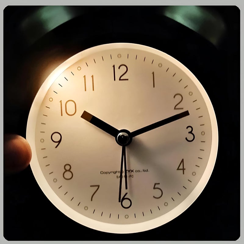 Alarm Clock - Heavy-duty vintage metal alarm clock, loud bell sound, doubles as a stylish bedroom ornament, features night lighting, measures 15x10 cm, suited for modern room decor (option 4) - Image 4