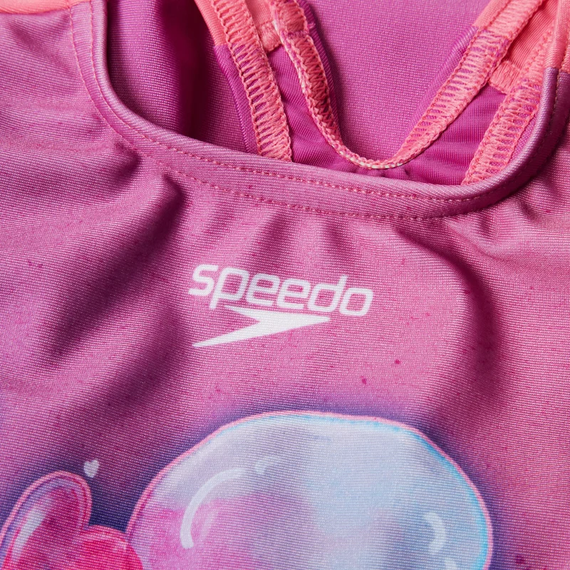 speedo Kids' Digital Printed One-Piece Swimsuit