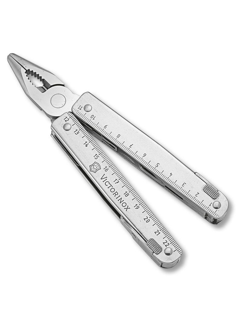 Victorinox Victorinox Swiss Tool Swiss Army Knife, 24 Function Swiss Made Multi-Tool with Needle-Nose Pliers, Wire Cutters and Large Blade - Silver  - Image 2