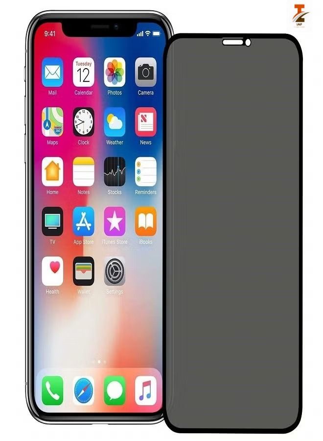 إيف واقي شاشة زجاجي مقاوم للخصوصية ومضاد للتجسس لهاتف آيفون 11 برو ماكس - Image 1