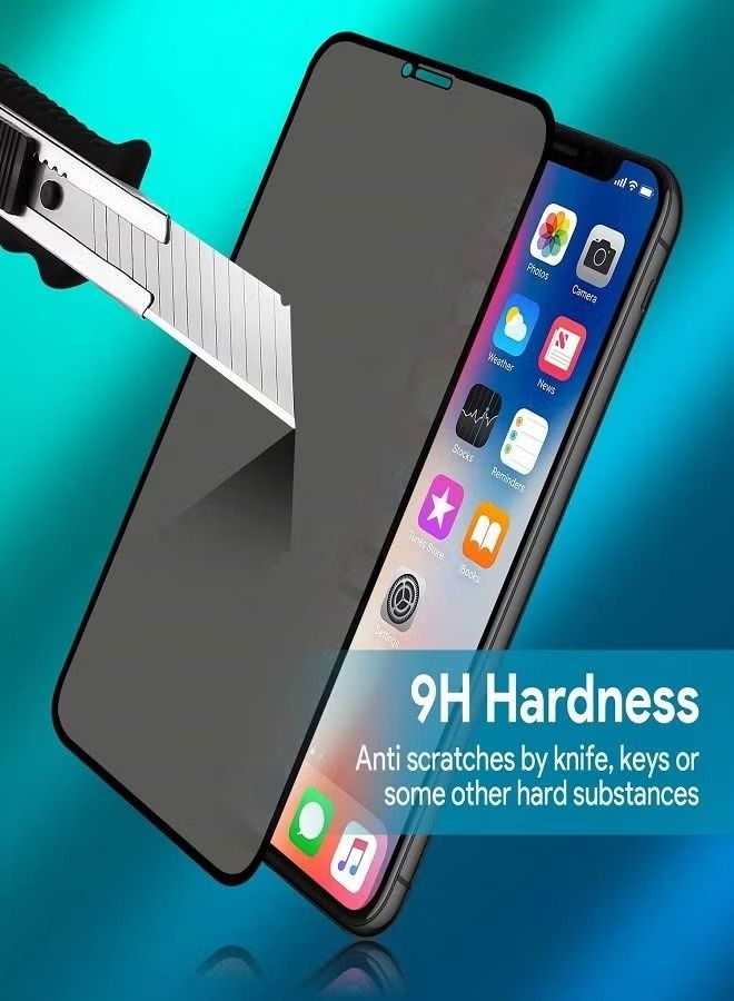 إيف واقي شاشة زجاجي مقاوم للخصوصية ومضاد للتجسس لهاتف آيفون 11 برو ماكس - Image 2
