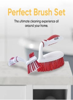 Kitchen Cleaning Brush Double-sided Dish Cleaning Brush Long