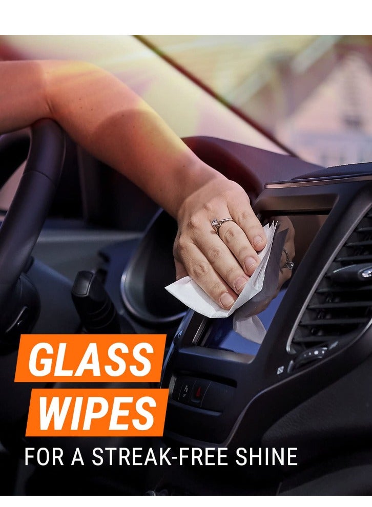 أرمور أول مجموعة غسيل وتنظيف السيارات  4 قطع من أرمور أول، تتضمن مناديل تنظيف الزجاج ومناديل زجاجية و  رغوه للاطارات  و غسول و واكس - Image 4