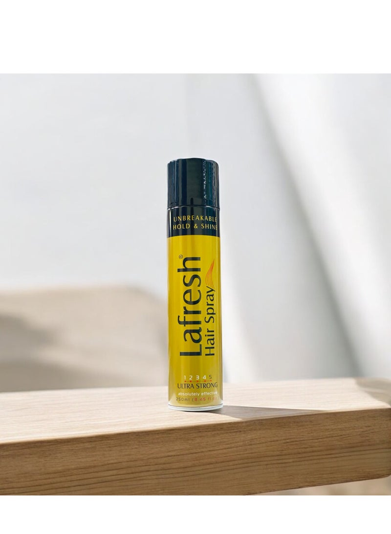 Lafresh Hair Spray Ultra Strong 250ml - Image 2