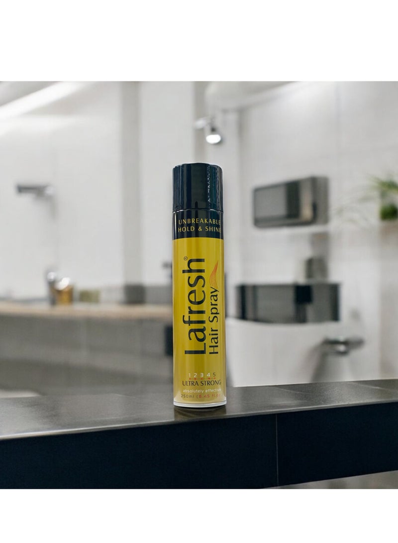 Lafresh Hair Spray Ultra Strong 250ml - Image 3