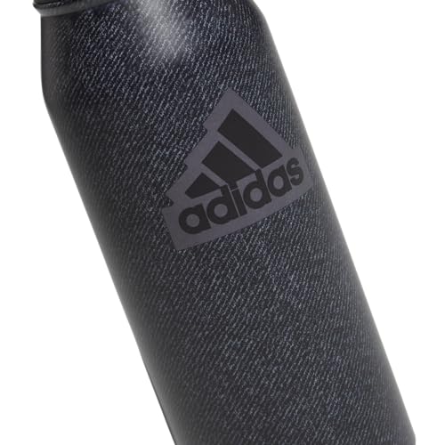 adidas 1 Liter (32 oz) Metal Water Bottle, Hot/Cold Double-Walled Insulated 18/8 Stainless Steel, Twill Black/Black/Grey Five, 32 Ounces - Image 4