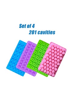 Cool Baby Cool Baby bear candy molds silicone, gummy molds with 2 droppers, non-stick silicone candy molds including mini dinosaur, bear shape, hearts and mini donut, set Of 4.  - Image 5