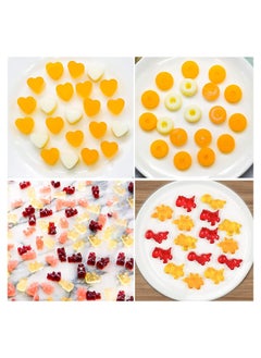 Cool Baby Cool Baby bear candy molds silicone, gummy molds with 2 droppers, non-stick silicone candy molds including mini dinosaur, bear shape, hearts and mini donut, set Of 4.  - Image 4
