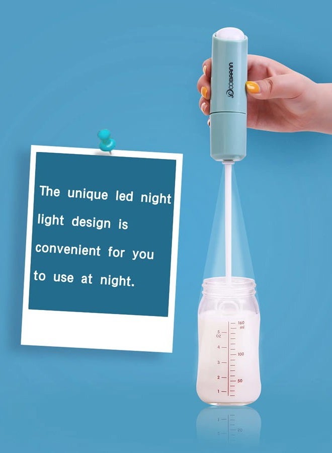 DOOBAANN Handheld Electric Formula Stirrer,Handheld Drink Mixer (Blue) - Image 3
