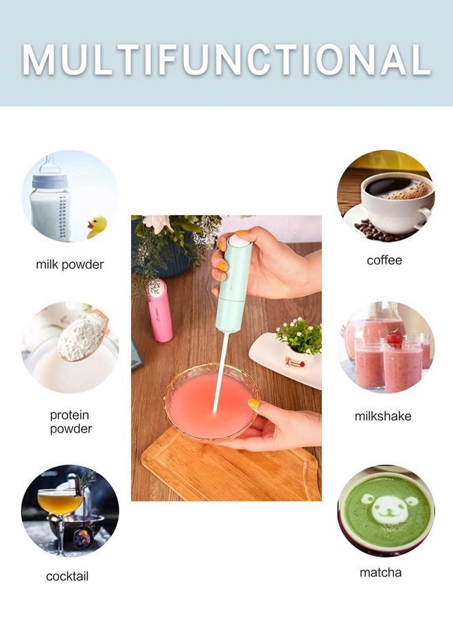 DOOBAANN Handheld Electric Formula Stirrer,Handheld Drink Mixer (Blue) - Image 5