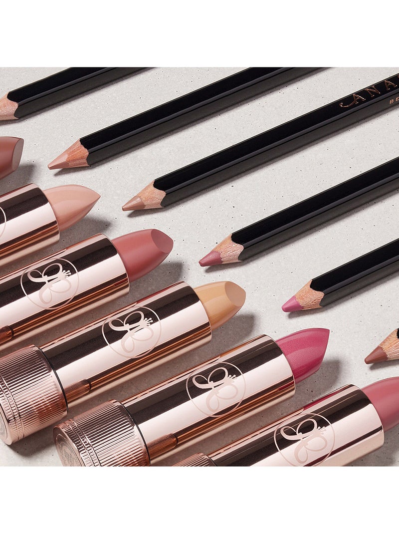 ANASTSIA Matte and Satin Lipstick (Rose Brown + 3.0 g)  - Image 5