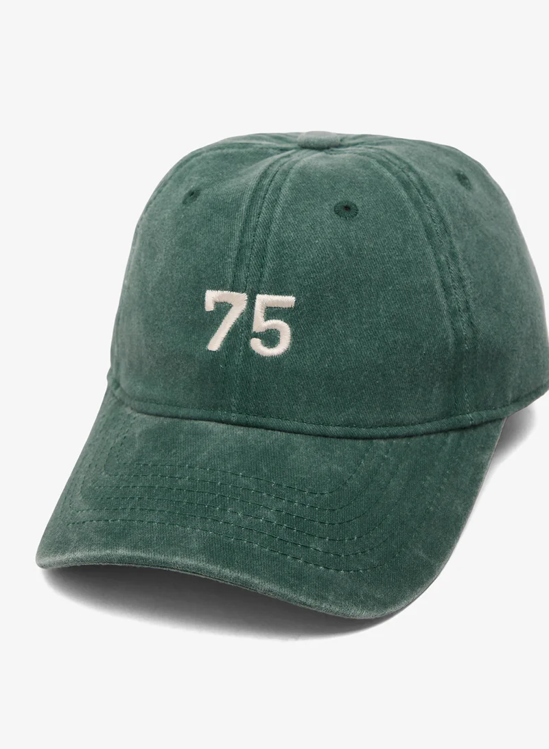 Seventy Five Curved peak cap with 75 logo