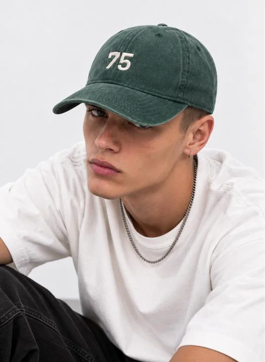 Seventy Five Curved peak cap with 75 logo