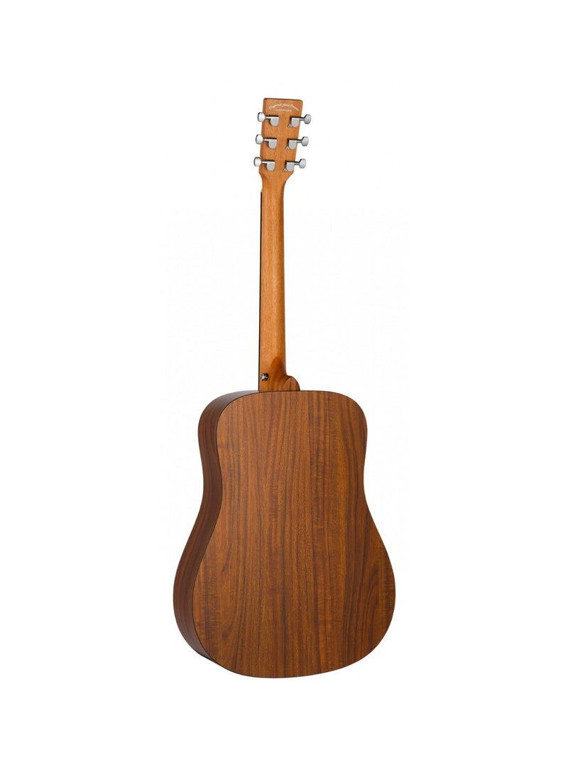 Tanglewood TM5 Metropolitan Series Acoustic Guitar Spruce Top Koa Dreadnought Body – Natural Satin - Image 2